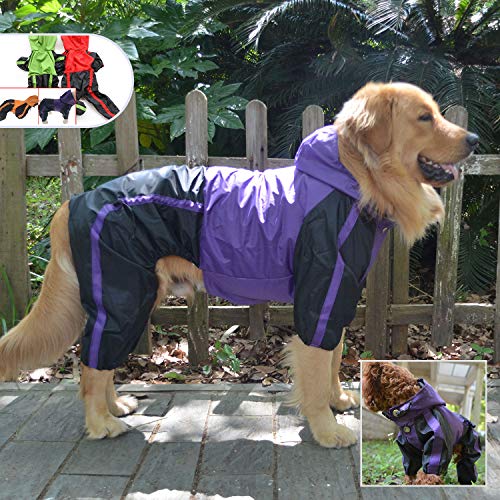 best-dog-coats Lovelonglong Dog Hooded Raincoat