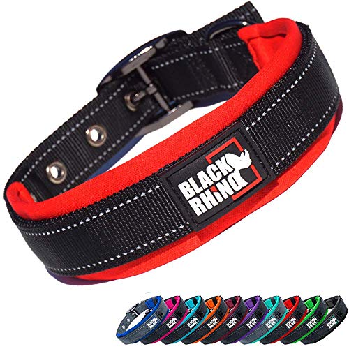 best-dog-collars Black Rhino Padded Dog Collar